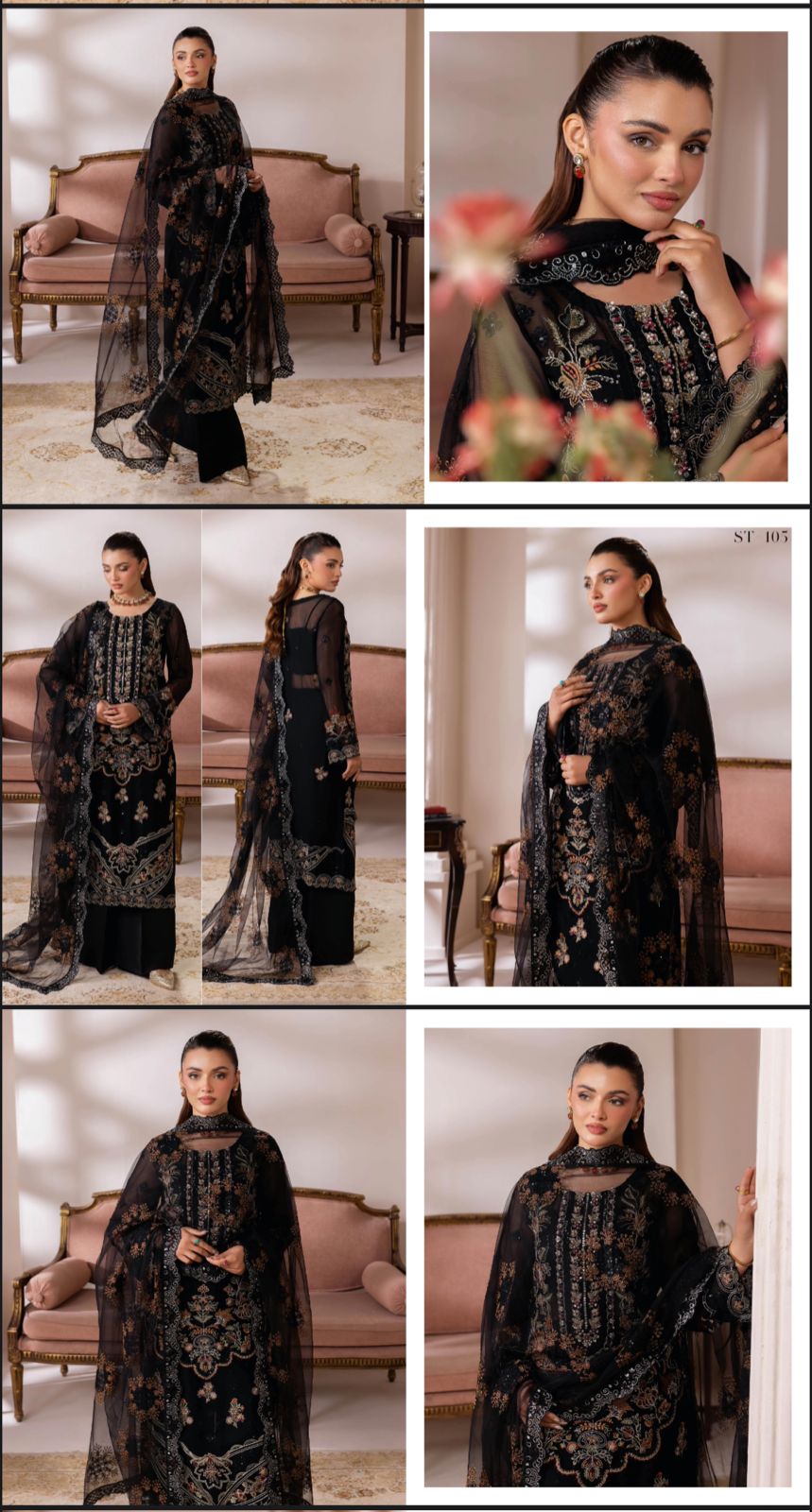 Ramsha New Luxury Chiffon Dress