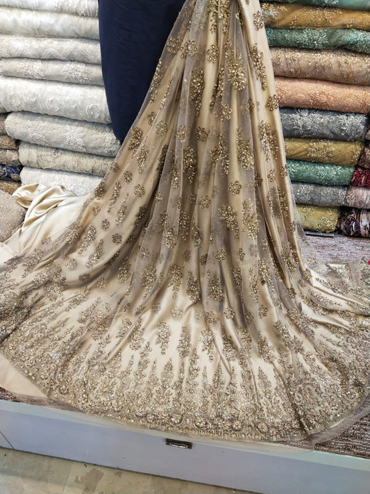 Net cutdana work per yard