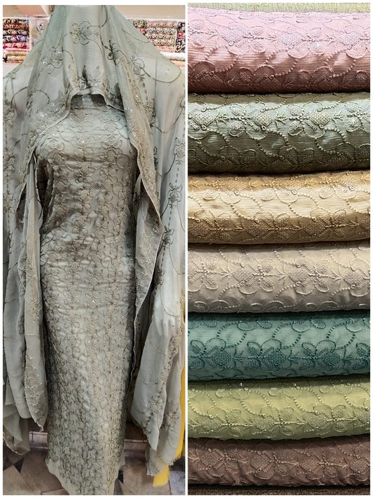 2pc sequence work chiffon