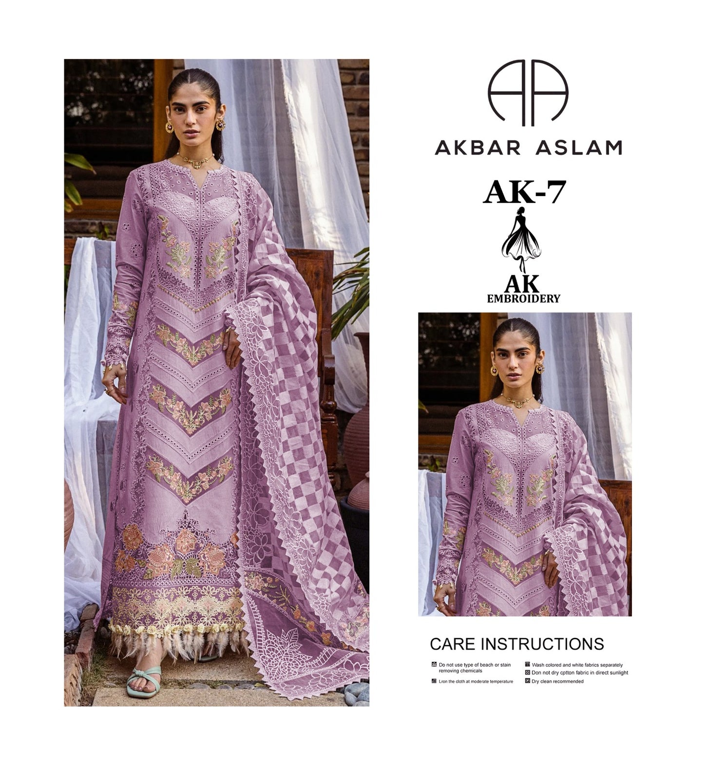 Akbar Aslam Viral Lawn 3 Piece