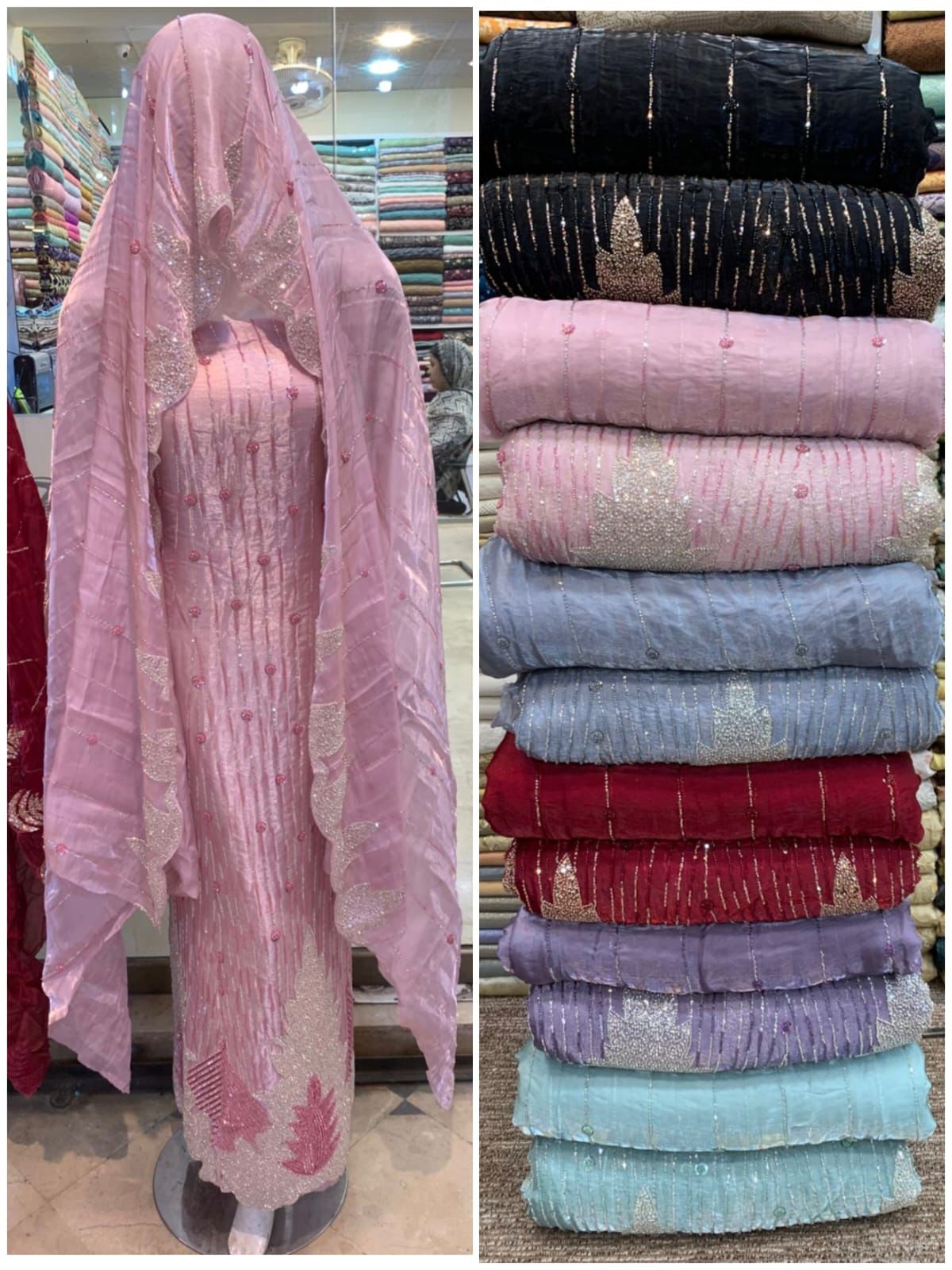 Korean silk cut dana work